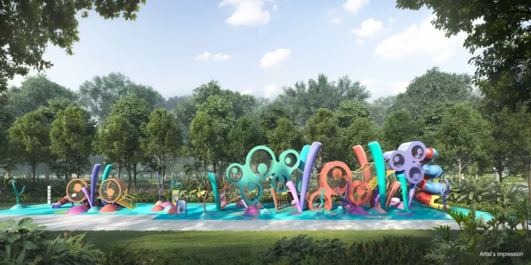 coastal cabana kids playground